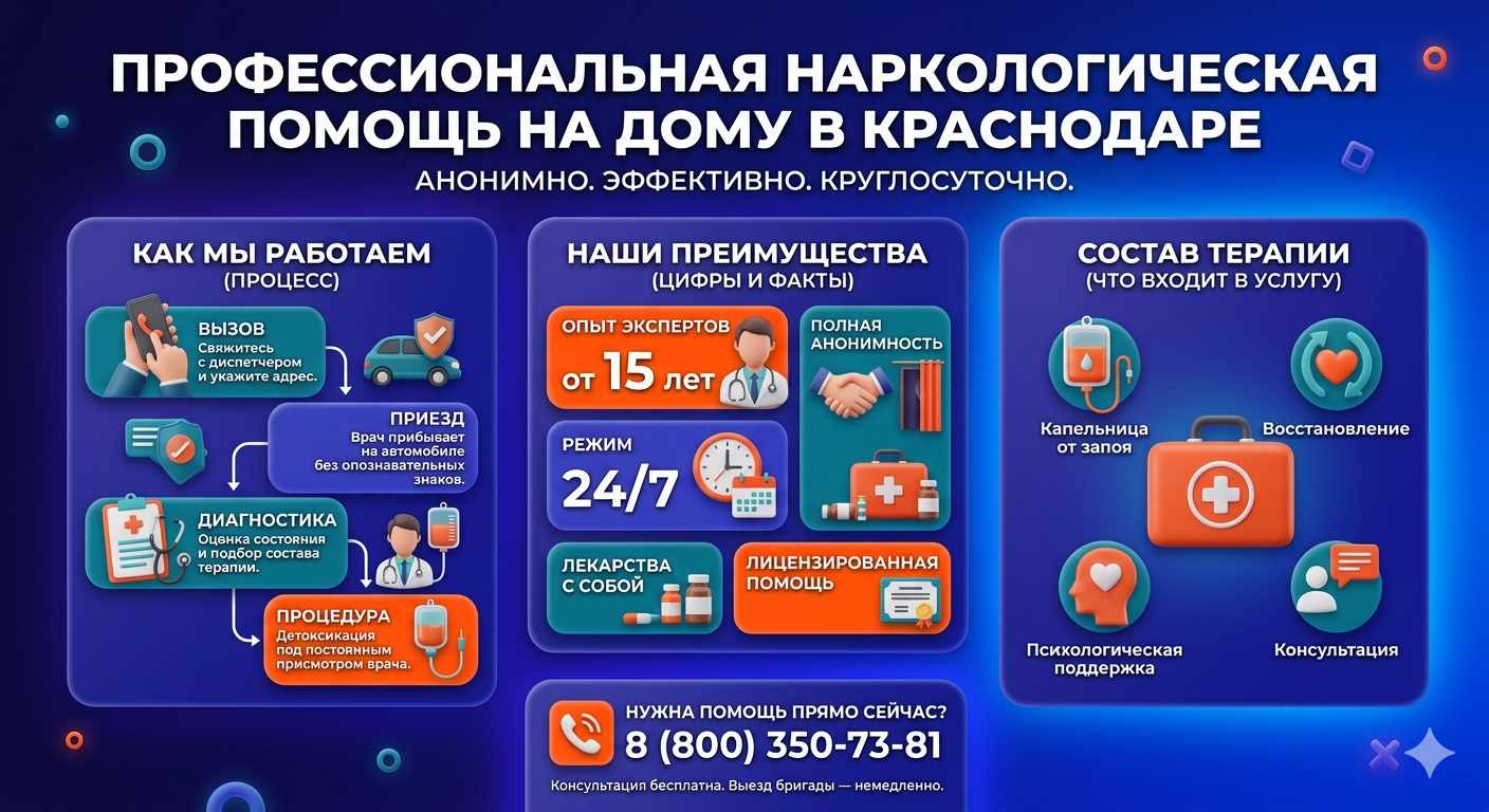 Инфографика о принципах лечения алкоголизма на дому в Приаргунске: этапы вызова нарколога, преимущества анонимной детоксикации и состав медицинской помощи.